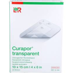 Curapor Wundverband steril transparent 10x15 cm 25 St