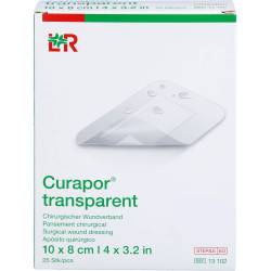 Curapor Wundverband steril transparent 8x10 cm 25 St