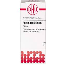 Aurum Jodatum D 6 Tabletten 80 St