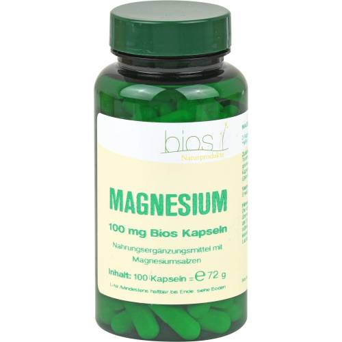Magnesium 100 mg Bios Kapseln 100 St