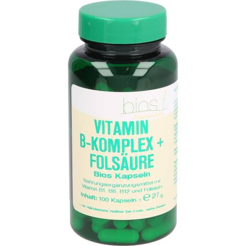 Vitamin B Komplex+Folsäure Bios Kapseln 100 St