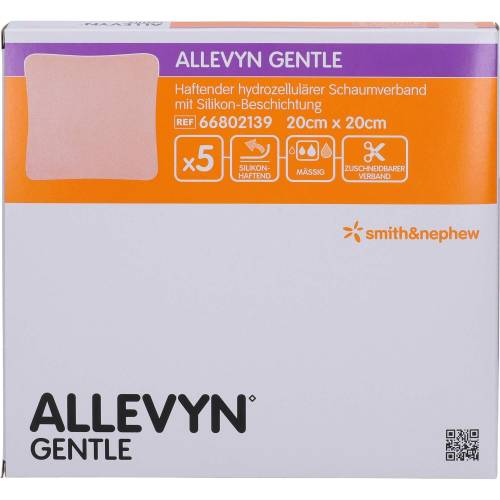 Allevyn Gentle 20x20 cm Schaumverband 5 St