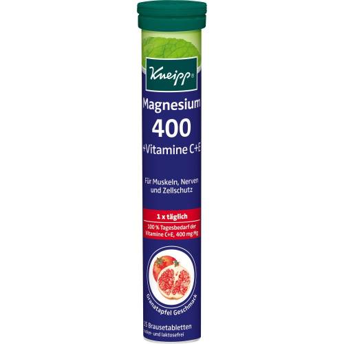 Kneipp Magnesium 400+C+E Brausetabletten 15 St