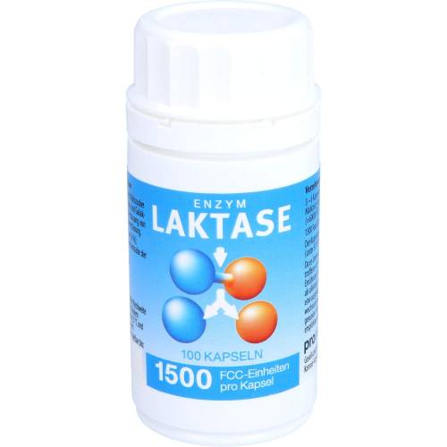 Laktase 1.500 Fcc Enzym Kapseln 100 St