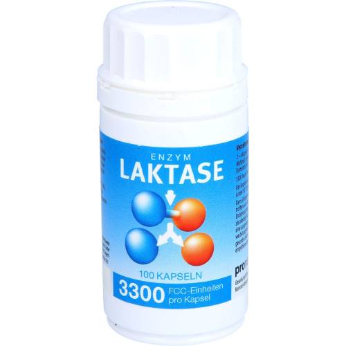 Laktase 3.300 Fcc Enzym Kapseln 100 St
