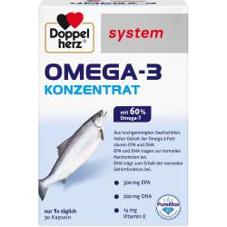 Doppelherz Omega-3 Konzentrat system Kapseln 30 St