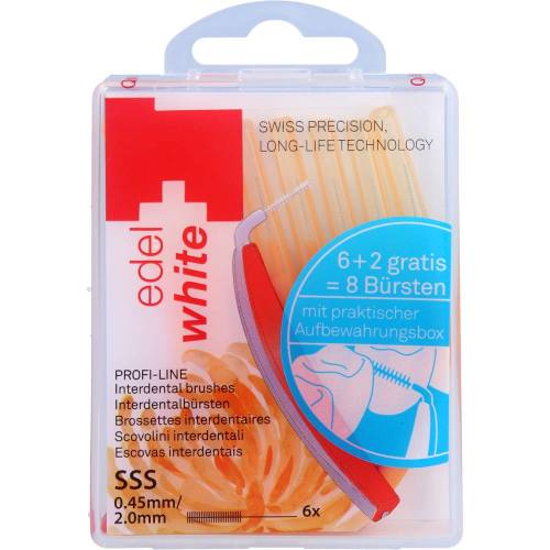 Edelwhite pro Interdent.Bür.Sss 0,45-2 mm 6 St