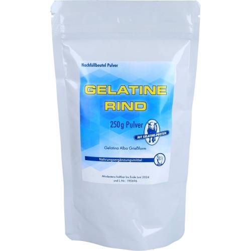 Gelatine Rind Pulver Beutel 250 g