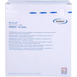 Vliesstoff-Kompressen steril 10x10 cm 4fach 50 St