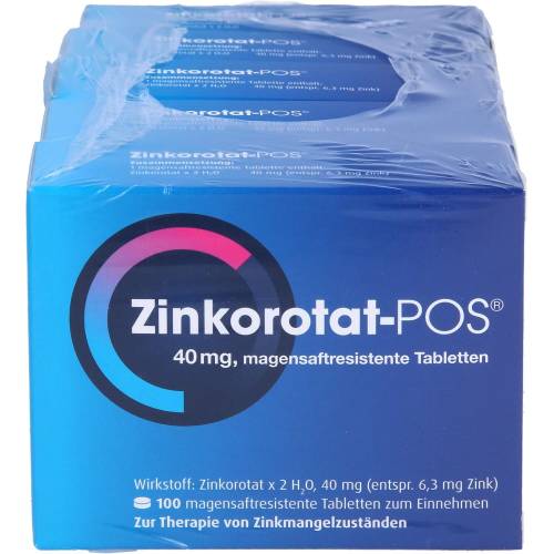 Zinkorotat Pos magensaftresistente Tabletten 500 St