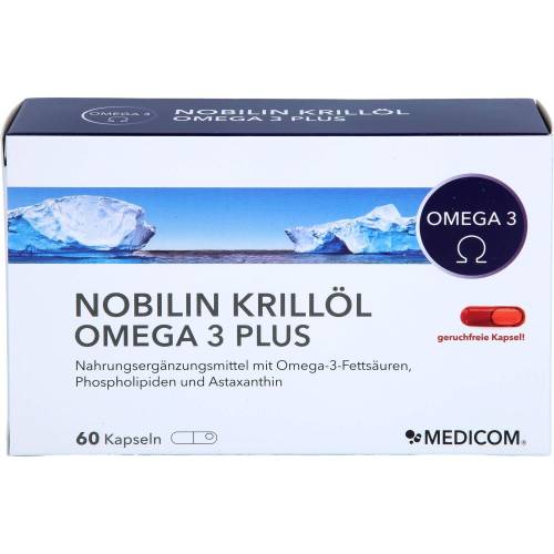 Nobilin Krillöl Omega-3 Plus Kapseln 60 St