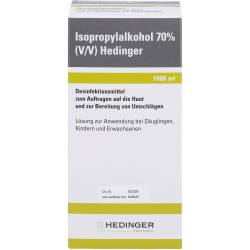 Isopropylalkohol 70% Hedinger 1000 ml