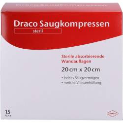 Saugkompressen steril 20x20 cm Draco 15 St