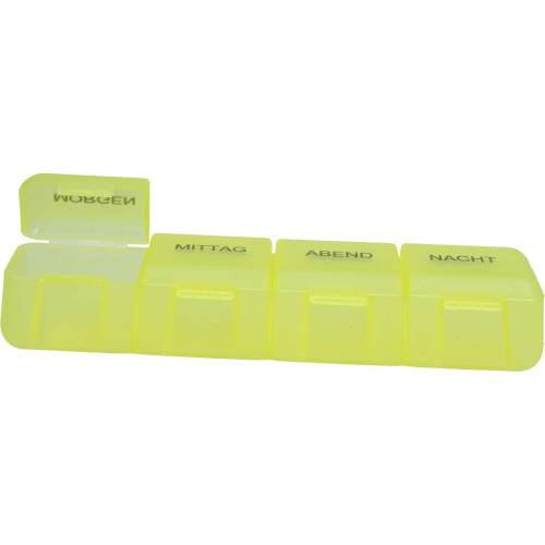 Tablettendose 1 Tag 4-Fächer groß 1 St