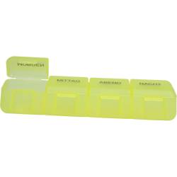 Tablettendose 1 Tag 4-Fächer groß 1 St