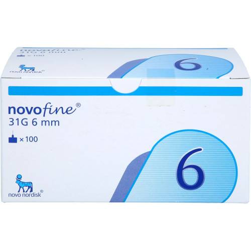 Novofine Nadeln 31 G 0,25x6 mm 100 St