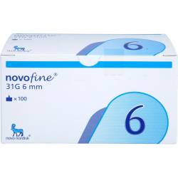 Novofine Nadeln 31 G 0,25x6 mm 100 St