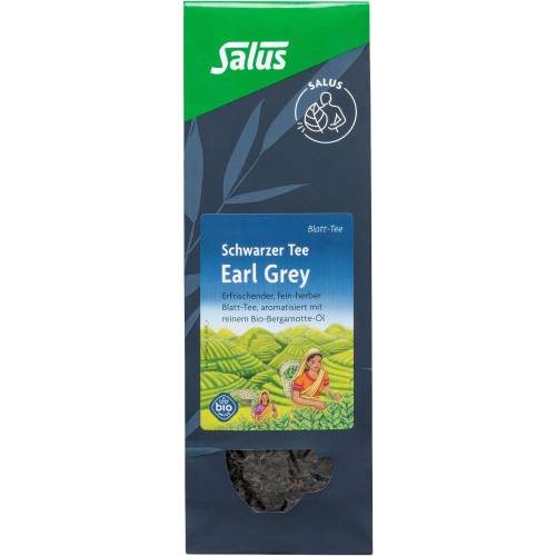 Earl Grey schwarzer Tee Blatt-Tee Bio Salus 75 g