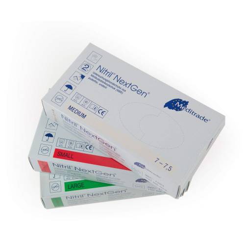 Nitril Einmal Handschuhe puderfrei klein 100 St