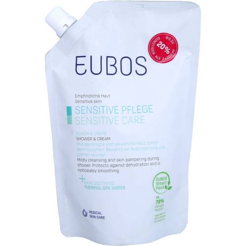 Eubos Sensitive Dusch & Creme Nachf.Btl. 400 ml