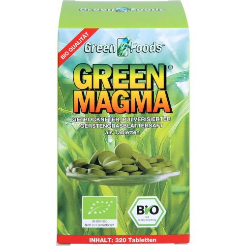 Green Magma Gerstengrasextrakt Tabletten 320 St