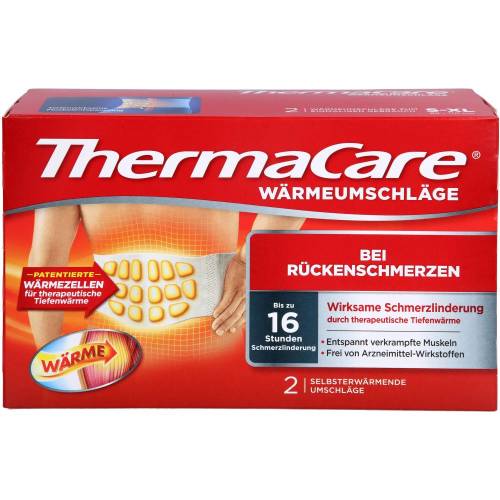 Thermacare Rückenumschläge S-Xl z.Schmerzlind. 2 St