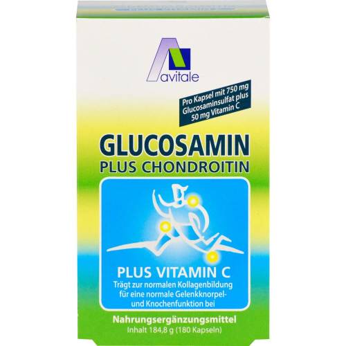 Glucosamin 750 mg+Chondroitin 100 mg Kapseln 180 St