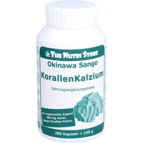 Korallen Kalzium 500 mg Kapseln 200 St