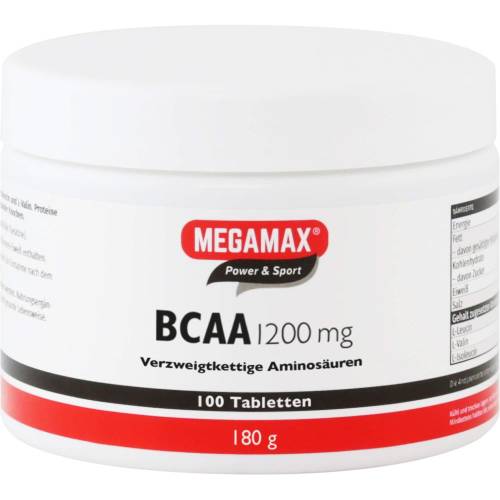 Bcaa 1200 mg Megamax Tabletten 100 St