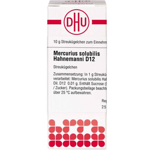 Mercurius Solubilis Hahnemanni D 12 Globuli 10 g