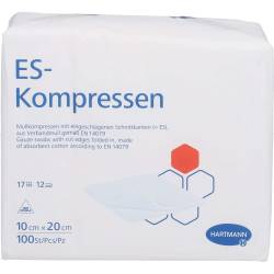 Es-Kompressen unsteril 10x20 cm 12fach 100 St