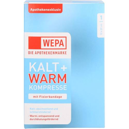 Kalt-Warm Kompresse 12x29 cm mit Fixierband 1 St