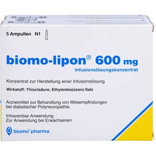 Biomo-lipon 600 mg Ampullen 10 St
