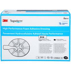 Tegaderm Foam Adhesive Fk 6,9x7,6 cm oval 90614 10 St