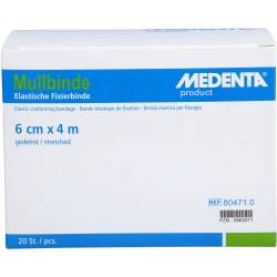 Mullbinden elast.6 cmx4 m 20 St