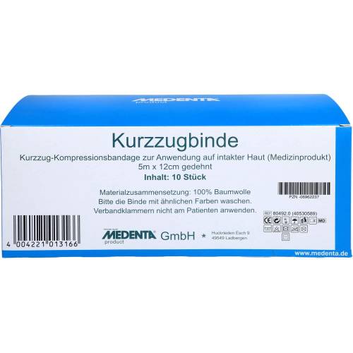 Kurzzugbinde 12 cmx5 m 10 St