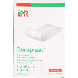 Curaplast Wundschnellverb.sensitiv 4x10 cm 1 m 10 St