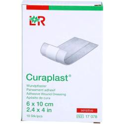 Curaplast Wundschnellverb.sensitiv 6x10 cm 1 m 10 St