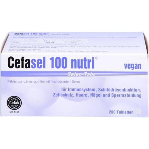 Cefasel 100 nutri Selen-Tabs 200 St