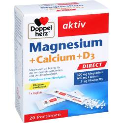 Doppelherz Magnesium+Calcium+D3 Direct Pellets 20 St