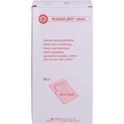 Rudavlies-steril Verbandpflaster 10x20 cm 50 St