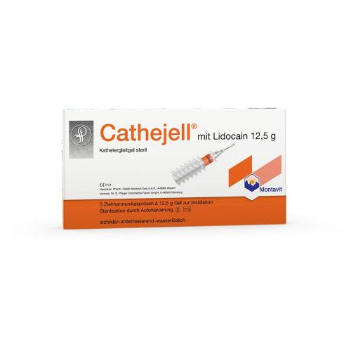Cathejell Lidocain C steriles Gleitgel Zhs 12,5 g 5 St
