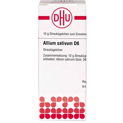 Allium Sativum D 6 Globuli 10 g