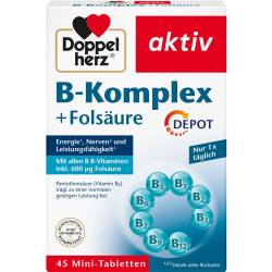 Doppelherz B-Komplex+Folsäure Tabletten 45 St