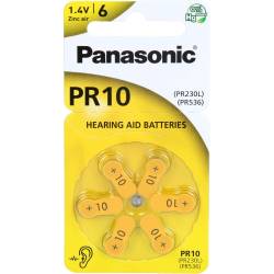 Batterien f.Hörgeräte Panasonic Pr10 6 St