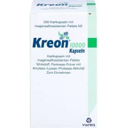 Kreon 10.000 Hartkps.m.magensaftr.überz.Pellets 200 St