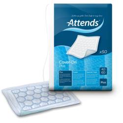 Attends Cover-Dri Plus 40x60 cm 50 St