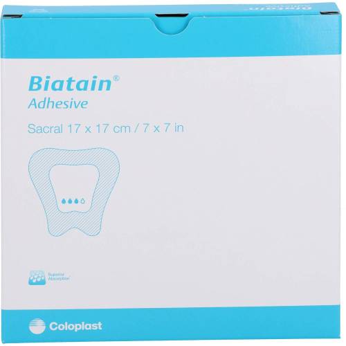 Biatain Schaumverband Sakrum 17x17 cm 5 St