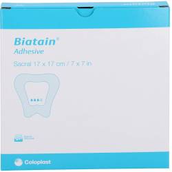 Biatain Schaumverband Sakrum 17x17 cm 5 St