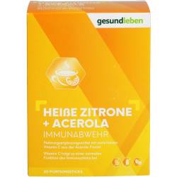 Gesund Leben heiße Zitrone+Acerola Pulver 20 St